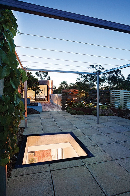 Rooftop terrace. Marimekko House by Ariane Prevost. Perth, Australia. #Architecture