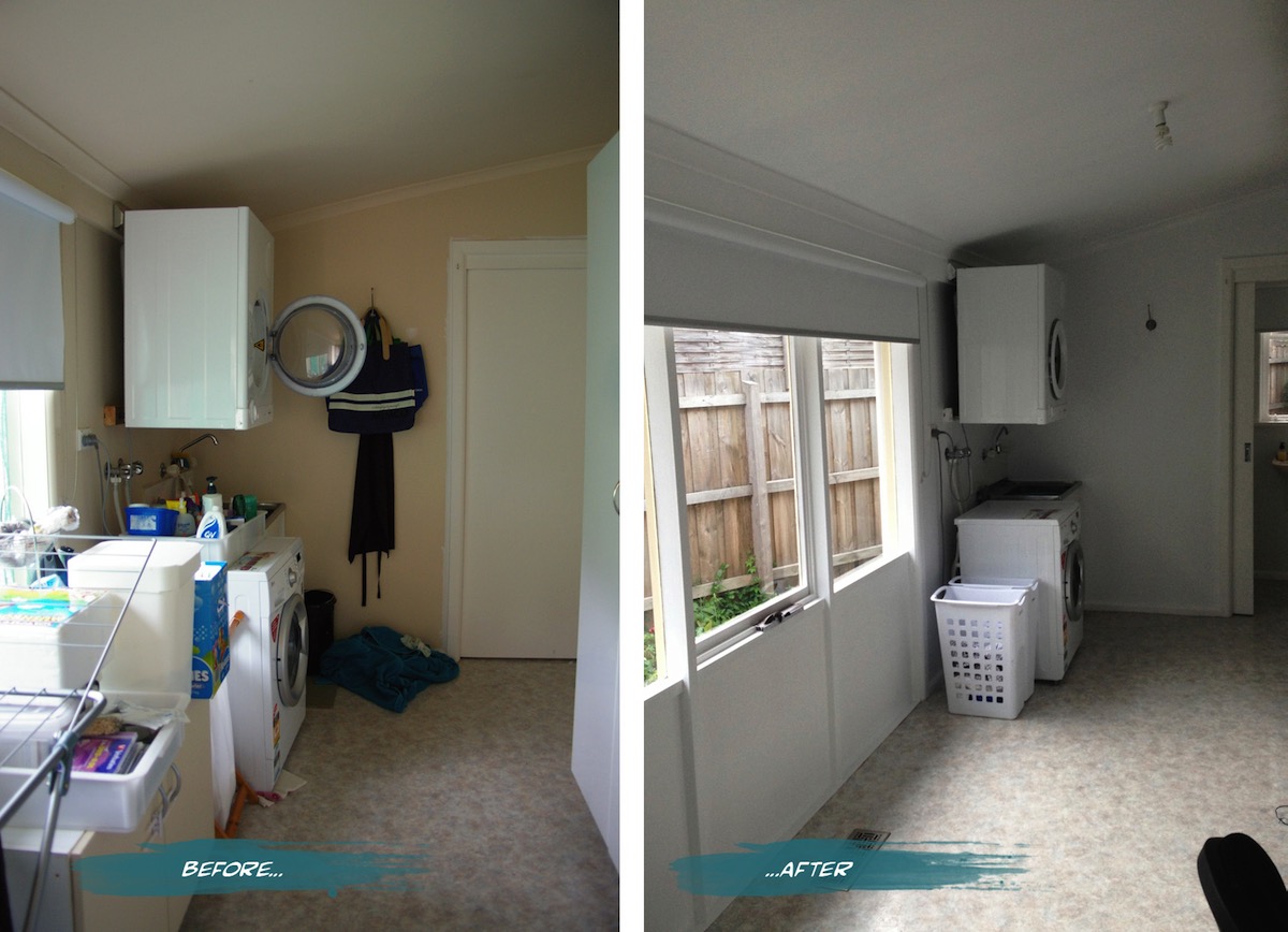 Before and After | Laundry update on the RSD Blog | #renovation #diy #laundry
