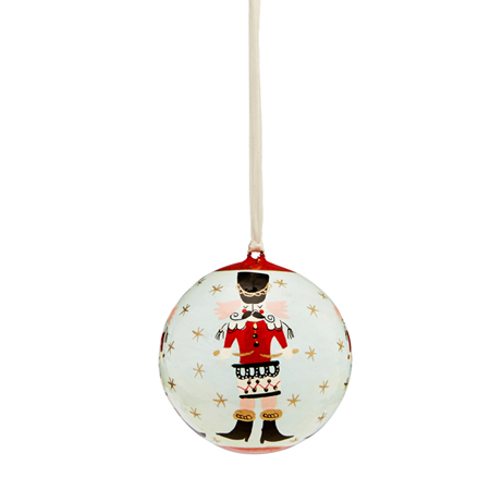 Beautifully crafted Papier-mâché Christmas #ornaments by Mozi. More #christmas on the blog.