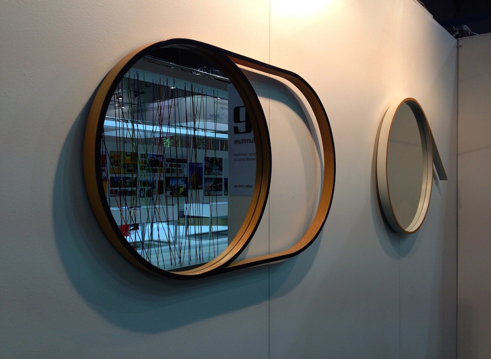 Double-Loop mirror by Inde studio at DesignEX13, Melbourne. More on the RSD Blog.