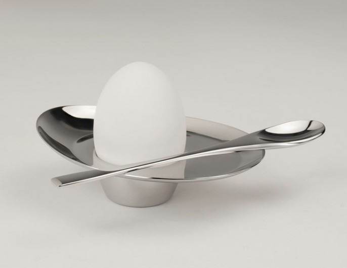 Scoop Egg cup & Spoon for Alessi by Helen Kontouris | More on the RSD Blog www.rsdesigns.com.au/blog/