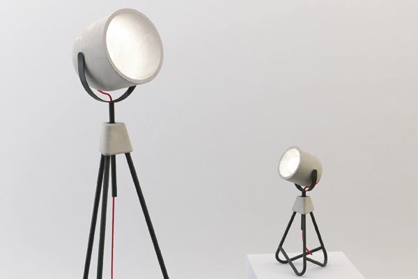 Paul Townsin’s Me + Me Too #Lamps, made of moulded #concrete and so, so beautiful in person. More #concrete on the blog.