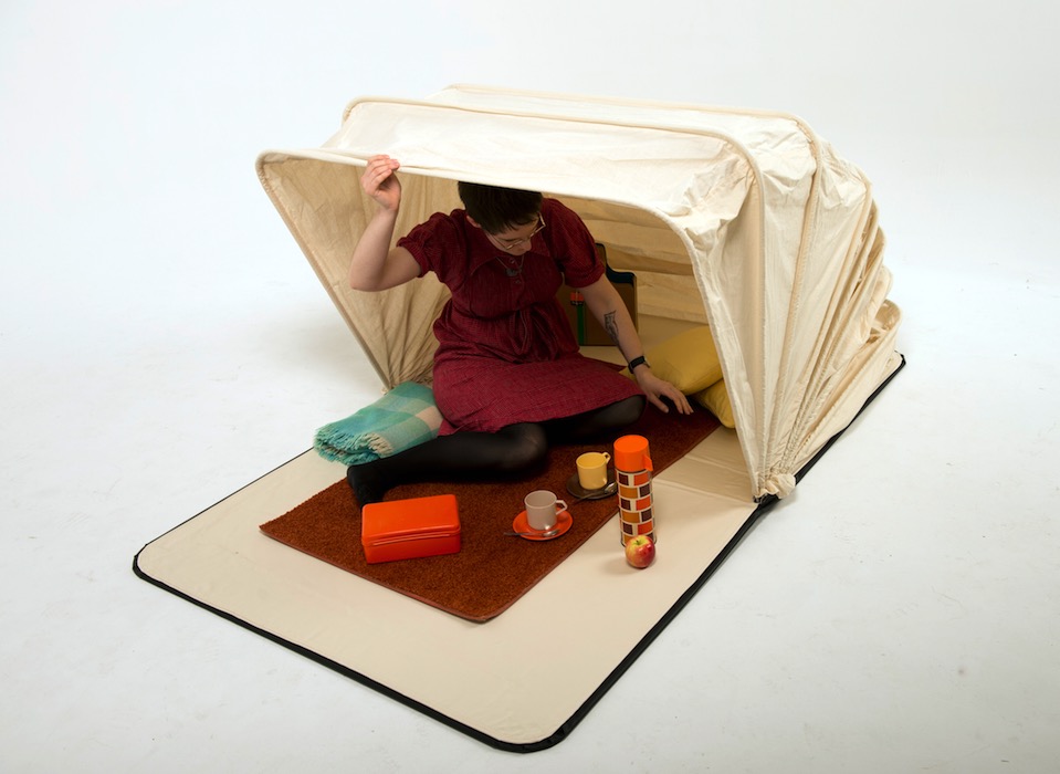 Tent by Amy Perejuan-Capone of Horse on Toast. The Tent is called A Tale of Two Fishes (Visual Diary 2013/2014). More #Perth #Design on the blog