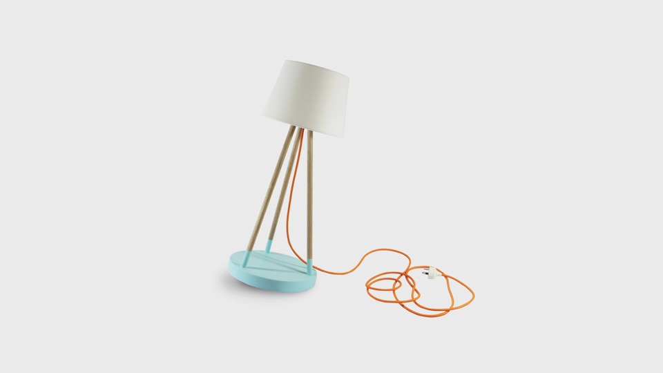 Treehorn Designs Oh Buoy small lamp in blue